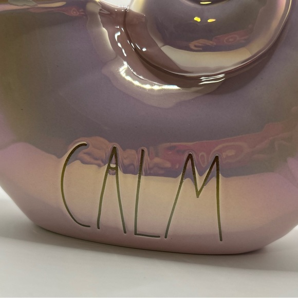 NWT Rae Dunn Calm Ceramic Shell with Luster Finish - Picture 8 of 9